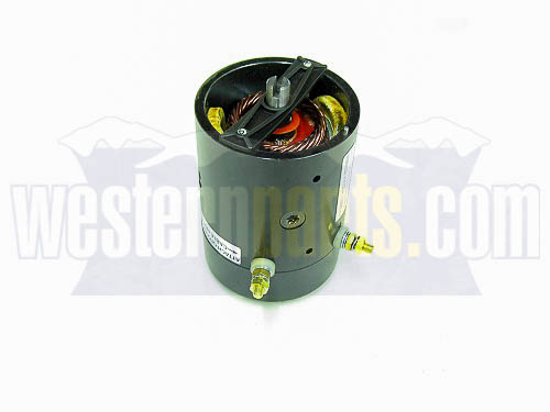 NEW SNOW PLOW MOTOR DUAL POST 21500 452254 FISHER & WESTERN W/OIL SEAL 12V 