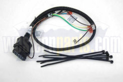 26359 plow side control harness 3 pin 3 plug straight blade western plow