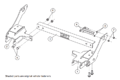 Western Plows Part# 31139 - Plow Mount Kit