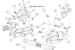 Western Plows Part# 31269-1 - Plow Mount Kit
